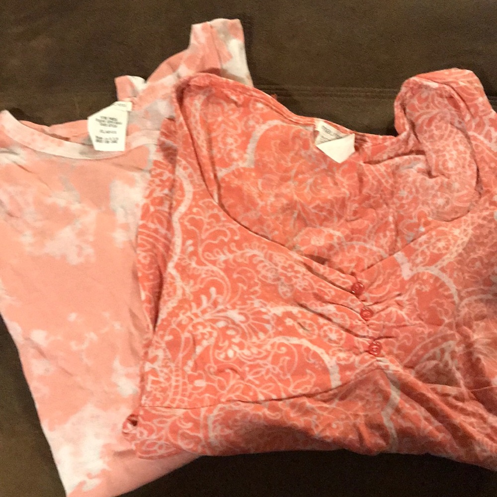 Maurice’s shirts 2 of them size large and XL